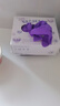 乌斯京一次性手套 丁腈手套 50只小码 加厚防护餐饮食品级紫色橡胶手套 实拍图