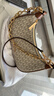 MICHAEL KORS 迈克高仕 MK Cora 女士中号链条肩背包斜挎包 香草白/橡果棕 150 中号 实拍图