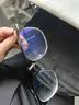 蔡司（ZEISS）近视眼镜片男款散光可配度数防蓝光辐射变色纯钛合金半框理工斯文 黑枪色【YICHAO眼镜架】 配德国蔡司视特耐1.60防蓝光镜片 实拍图