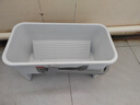 佳帮手搓洗免手洗拖把盆拖布水桶长方形加大口径家用清洁手提拖把桶35cm 实拍图