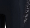 速比涛（Speedo）泳裤男时尚动感舒适高弹专业训练速干五分及膝泳裤 黑/灰色 40 实拍图