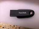 闪迪（SanDisk）64GB USB3.2 U盘 CZ550黑色 读速100MB/s 安全加密 数据恢复 学习办公电脑车载 高速大容量优盘 实拍图