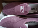 回力（Warrior）官方妈妈鞋夏季女鞋一脚蹬老人鞋软底健步鞋运动休闲鞋子 紫色37 实拍图