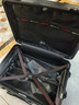 双星（doublestar）行李箱拉杆箱男次日达可登机箱大容量学生铝框密码箱旅行箱皮箱子 尊贵黑【加厚铝框可坐可踩】 20英寸  小型可上飞机-加厚箱体 实拍图