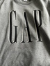 盖璞（GAP）男女装春款印花logo抓绒圆领卫衣合身上衣美版 灰色 645634 S 美码 M亚洲码175/92A 【偏大，建议拍小一码】 实拍图
