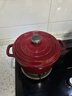 苏泊尔 SUPOR 珐琅锅汤锅24cm铸铁锅炖锅酒红ET24MF01-R  实拍图
