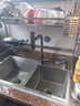 京东京造水龙头厨房 洗菜盆冷热抽拉式三功能304不锈钢飞雨瀑布水槽龙头 实拍图