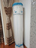 婕茵桐空调防尘罩空调罩立式圆柱形柜机开机不取通用 天鹅（蓝）开机不取 高180cm (全品牌通用) 实拍图