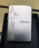 ZIPPO打火机之宝防风煤油 锻纱镀铬-步步高升 生日礼物送男友含油套装 实拍图