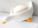 范爷家卡通创意陶瓷肥皂盒可爱鸭子香皂盒置物架卫生间不积水沥水皂碟托 实拍图