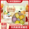 九洲丰园【3件起售】有机儿童面点水饺速冻早餐食品半成品早饭宝宝早餐 【3种颜色】儿童虾仁玉米小馄饨180g(24只) 实拍图