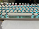 前行者（EWEADN）TK100朋克机械键盘电竞游戏有线台式电脑笔记本外接办公打字复古外设吃鸡104键 白色混光青轴 实拍图