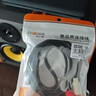 秋叶原（CHOSEAL）3.5mm转双莲花头音频线 3.5转一分二莲花2RCA红白公对公 连接电脑电视音响箱功放线 1米 QS3002T1 实拍图