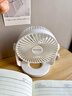 赛亿电风扇小风扇小台扇迷你USB手持便携电风扇小型学生宿舍床头办公室轻音桌面扇小型可车载风扇 实拍图
