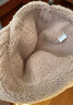 雅鹿赵露思同款帽子女秋冬渔夫帽小头围加厚保暖羊羔绒鸭舌帽 实拍图