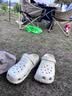 水星家纺洞洞鞋男女夏季户外沙滩外穿凉鞋女防滑厚底踩屎感情侣包头凉拖鞋 实拍图