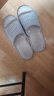 回力拖鞋男女款亚麻凉拖情侣居家休闲轻盈透气吸汗厚底耐磨地板拖 经典网格款HL1036浅灰色44码一45码 实拍图