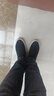 回力帆布鞋男士低帮百搭休闲鞋一脚蹬懒人套脚运动鞋 WXY-903 黑色44 实拍图