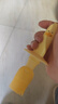 拜杰油刷一体瓶食品级耐高温硅胶刷家用油壶烘焙烧烤刷油瓶180ml黄色 实拍图