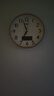 康巴丝（Compas）挂钟客厅静音走时卧室简约日历石英钟表挂墙时钟 c2855Y 金色26cm 实拍图