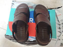 意尔康凉鞋男真皮软底透气户外休闲两用沙滩鞋男士凉鞋 61881W 棕色 38 实拍图