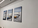 新款客厅装饰画高级感沙发背景墙挂画墙壁轻奢大气壁画餐厅卧室画 石来运转 40*60 三联高清防尘画面 实拍图