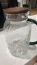 苏泊尔（SUPOR）冷水壶凉水壶玻璃耐高温家用大容量冷泡果汁花茶壶水杯茶壶套装 鼓形耐热玻璃壶1.6L 实拍图