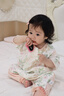 威尔贝鲁【吸湿排汗】婴幼儿童睡袋1-3岁宝宝前4后2夏季薄款睡衣樱野粉M 实拍图