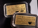 周六福我们的纪念日投资金条积存金黄金足金520礼物A1212671 约1g 实拍图