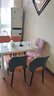 凡社餐桌椅子全套桌子客厅家用餐桌家用4-6人 饭桌子出租屋小户型餐桌 实拍图