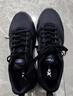 特步男鞋跑步鞋新款夏季厚底旅游透气轻便皮网面休闲运动鞋慢跑鞋子男 黑色 43 实拍图