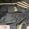 阿迪达斯（adidas）外套男女春季跑步运动立领拉链夹克外套运动服 黑/金 L 实拍图