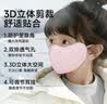 佳睦儿童保暖口罩秋冬防风防寒加绒加厚防紫外线男童女童通用可洗粉色 实拍图