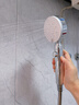 Rosecret【德国】增压淋浴花洒喷头全套强劲家用多功能洗澡手持莲蓬喷头 【星光银】单喷头+1.5米防爆软管丨浴室浴霸带软管 硅胶出水孔密集大出水量畅享淋浴 实拍图