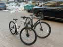 JEEP吉普公路自行车碟刹变速自行车男女学生公路车竞技代步车-RS730 RS730-直把-高级灰-铝合金 L码（适合身高180-190cm） 24速-休闲运动(基础款) 实拍图