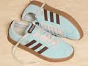 adidas「T头鞋」VL COURT复古休闲板鞋德训鞋男女阿迪达斯轻运动   浅闪光蓝/棕色/淡绿 (推荐女生买小半码)   36.5 实拍图