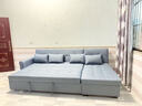 康梦丝（kangmengsi）折叠沙发床两用可拆洗储物多功能客厅转角布艺沙发组合书房小户型 【2.9米】三人+贵妃（质保十年) 【豪华版】进口乳胶+公仔棉靠包 实拍图