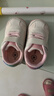 泰兰尼斯春季学步鞋男宝宝鞋子女童婴儿鞋透气软底机能鞋白粉20码 实拍图