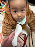 京斯坦新生婴儿童小梳子0到1岁软毛刷去头垢洗澡专用硅胶套装按摩不伤发 实拍图