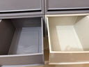 爱丽思（IRIS）衣柜衣服收纳箱塑料抽屉式玩具收纳盒整理箱衣服柜子储物箱百纳箱 【灰色59L*三个装】面宽40*50*30cm 实拍图
