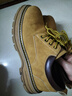海澜之家（HLA）男鞋复古百搭工装鞋子男士休闲皮鞋HAAGZM2EAZ039 土黄色40 实拍图
