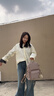 CinvaiKrose小c&k双肩包女2026新款大容量学生书包旅行背包母亲节礼物送妈妈 瑞士糖杏Apricot【节日送礼可代写心意贺卡】 实拍图