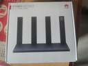 华为路由器WiFi6+全千兆家用无线5G穿墙王大户型电竞漏油器全屋WiFi信号放大器网络增强器游戏 黑色穿墙版WiFi6【高速1500M+千兆网线】 实拍图