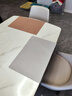 南柯一梦防烫防水防油儿童餐垫双面西餐垫皮革桌垫酒店餐盘垫家用杯子垫 卡其丨银灰【双面双色可用】 【1只装】30*45cm 实拍图