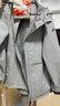 迪卡侬（DECATHLON）户外硬壳冲锋衣女款春秋登山服防风防水夹克风衣运动外套MH150 云纱蓝 L 实拍图