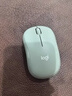 罗技（Logitech）M221 轻音鼠标 无线鼠标 办公鼠标 对称鼠标 带无线微型接收器 薄荷绿 实拍图