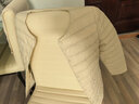 鸭鸭（YAYA）佟丽娅同款轻薄羽绒服女新款冬季短款圆领内胆修身时尚薄外套男 米白色【女款无领】 M 【建议90-100斤】 实拍图