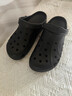 卡骆驰（CROCS）贝雅洞洞鞋男鞋女鞋轻便耐磨一脚蹬拖鞋休闲鞋百搭花园鞋|10126 黑色-001 43 (270mm) 实拍图
