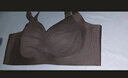 猫人（MiiOW）无磁无铁电子厂上班内衣女夏季薄款大胸显小消磁过安检聚拢文胸罩 黑色 XL （38/85CD,120-140斤） 实拍图