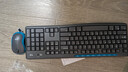 罗技（Logitech）MK275 键鼠套装 无线键鼠套装 办公键鼠套装 全尺寸 商务键鼠套装 带无线2.4G接收器 黑蓝色 实拍图